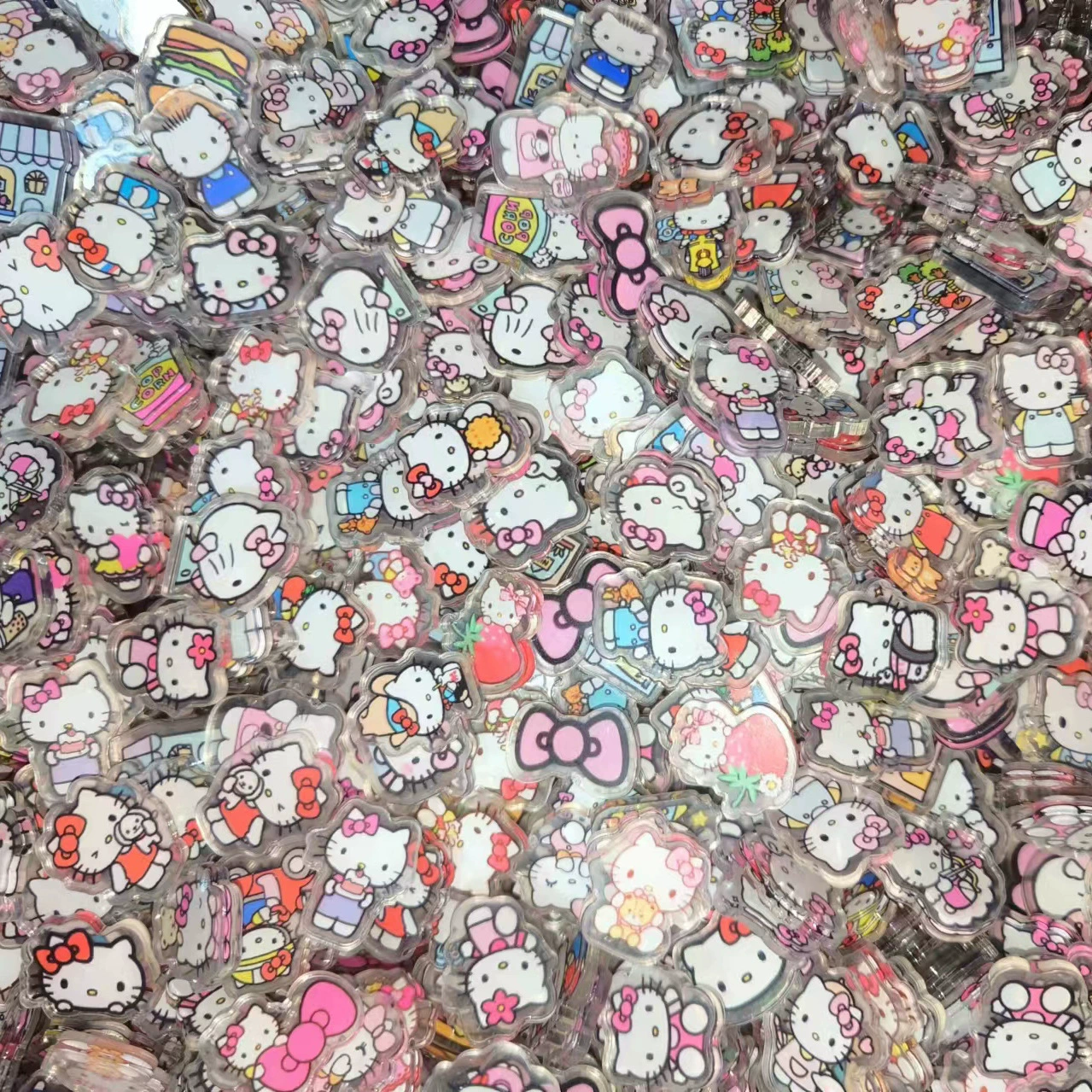 Hello kitty, acrylic cartoon cute double-sided accessories