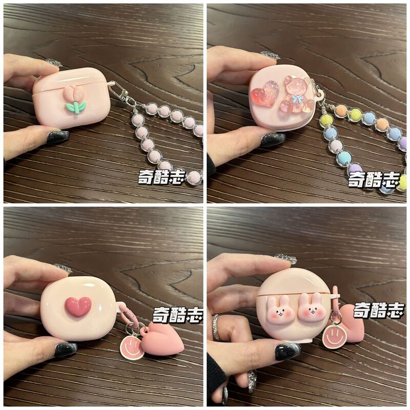 Suitable for Lenovo Lp5 Pink Girly Earphone Case, Lp40 Second Generation Anti-Fall Soft Shell, Lp80 Bluetooth Protective Case Suitable for Lenovo Lp5 Pink Girly Earphone Case, Lp40 Second Generation Anti-Fall Soft Shell, Lp80 Bluetooth Protective Case