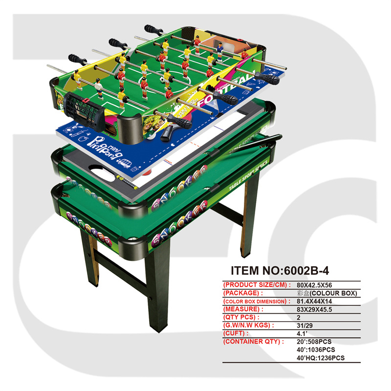 Mesa de billar multifuncional tres en uno cuatro en uno fútbol hockey hockey tenis de mesa de juego juguetes para niños