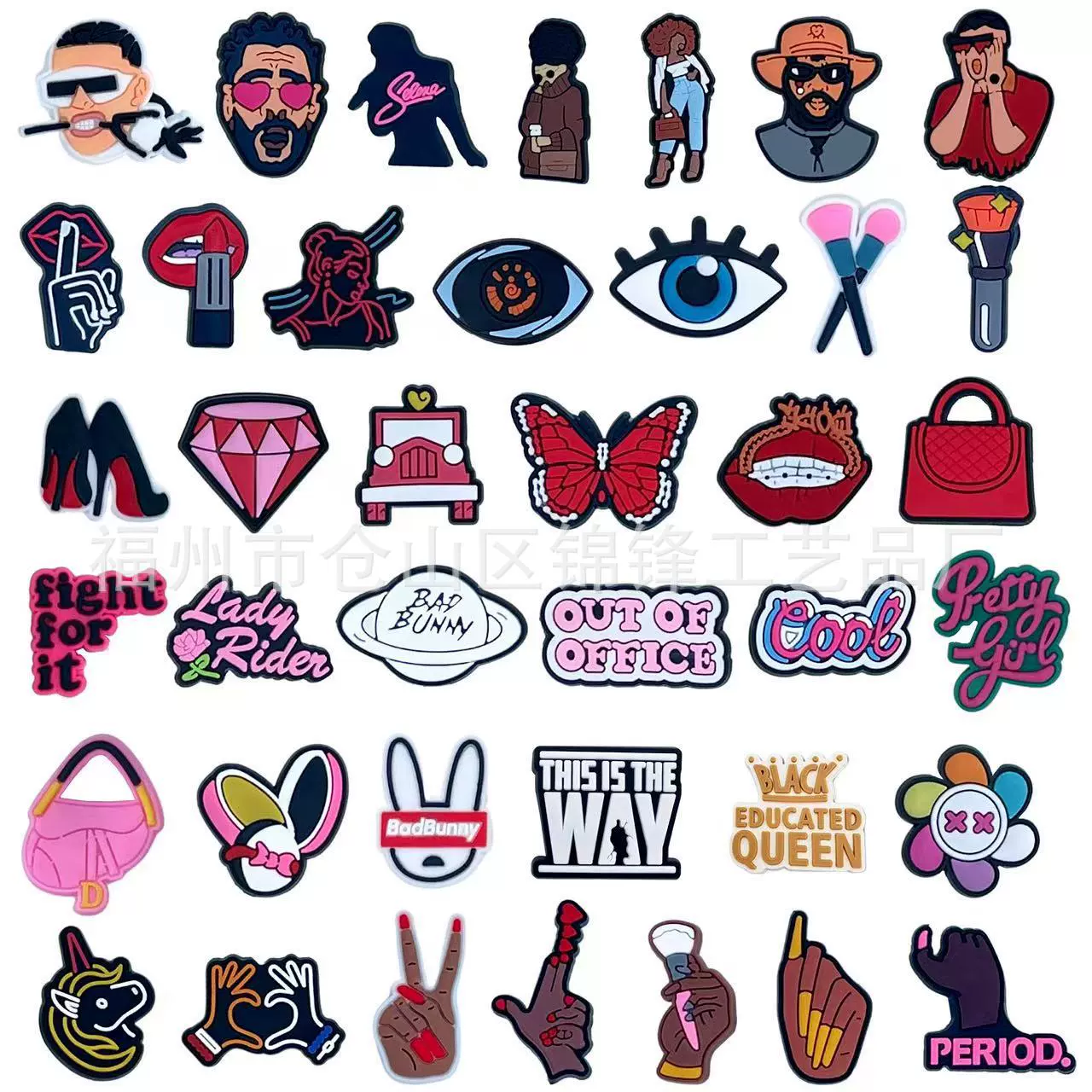 Новая мультяшная обувь Цветочная обувь Пряжка Обувь Аксессуары для обуви Аксессуары для рукоделия Милая мультяшная обувь Цветок