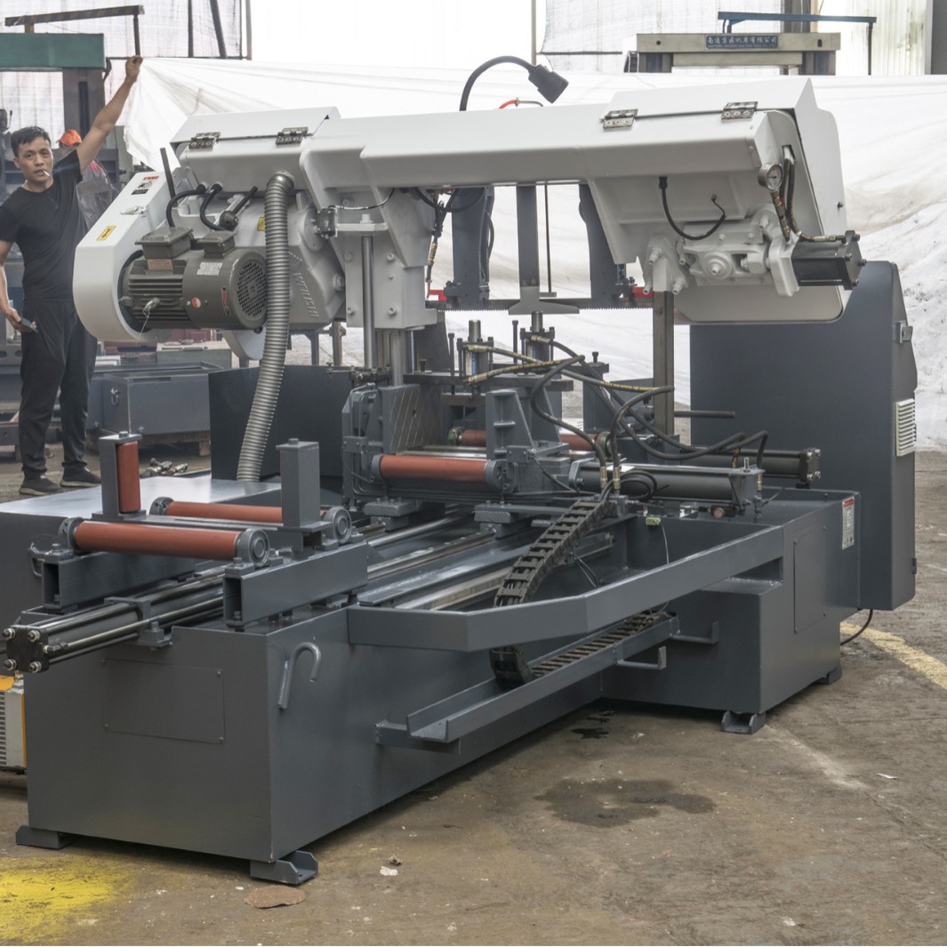 威力士B33数控全自动 带锯床高速智能带锯床液压带锯床双柱带锯床