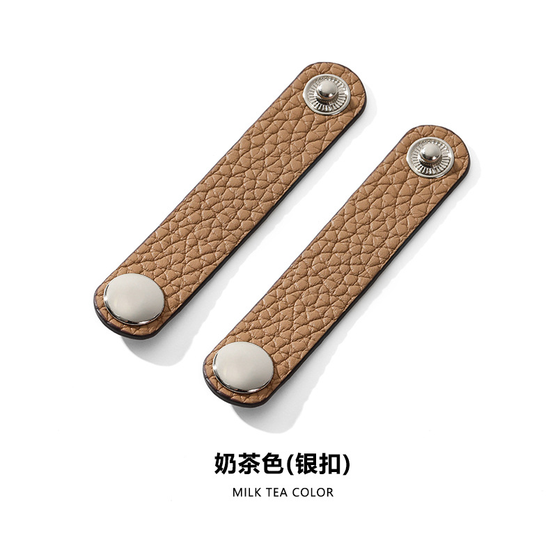 D-55 milk brown silver buckle/2