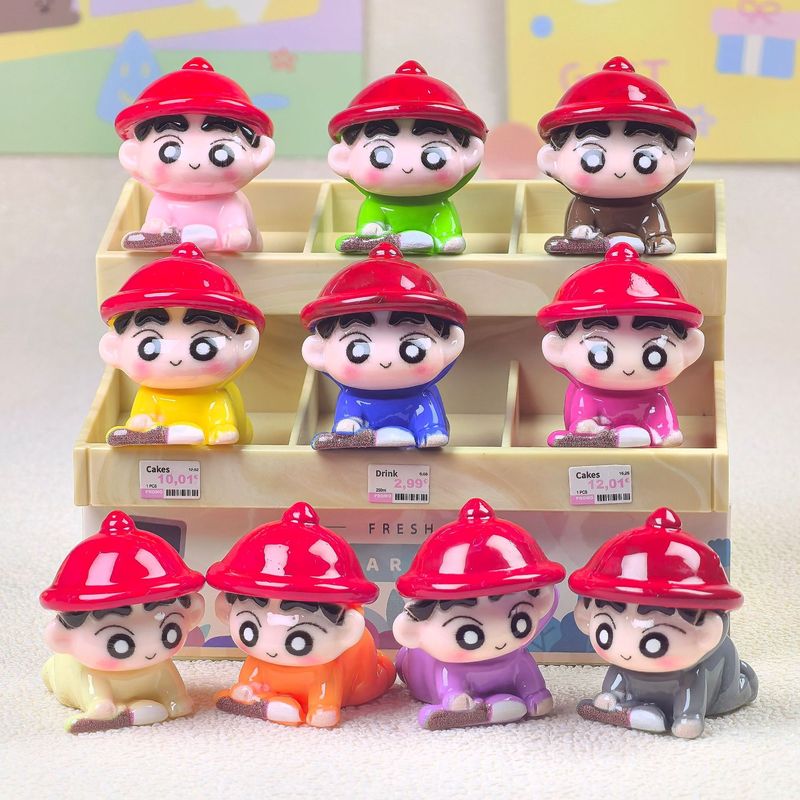 大内总管小新 diy饰品树脂配件车钥匙扣潮玩批发创意萌粒卡通盲袋|undefined