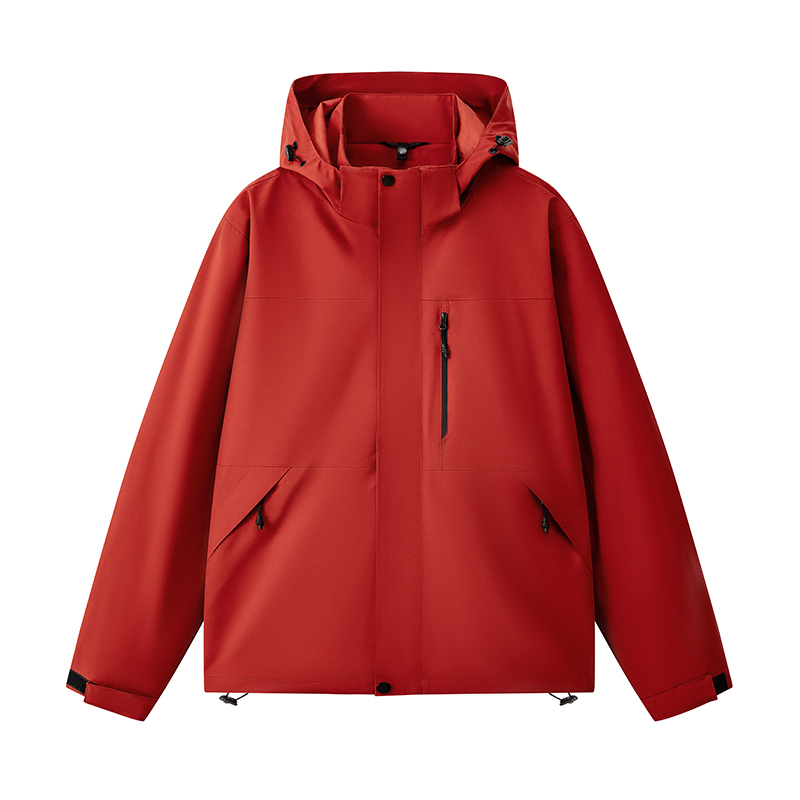Popular Spring New Hooded Three-Proof Jacket for Men and Women, Outdoor Windproof and Waterproof Couple's Jacket, Trendy Brand Outerwear
