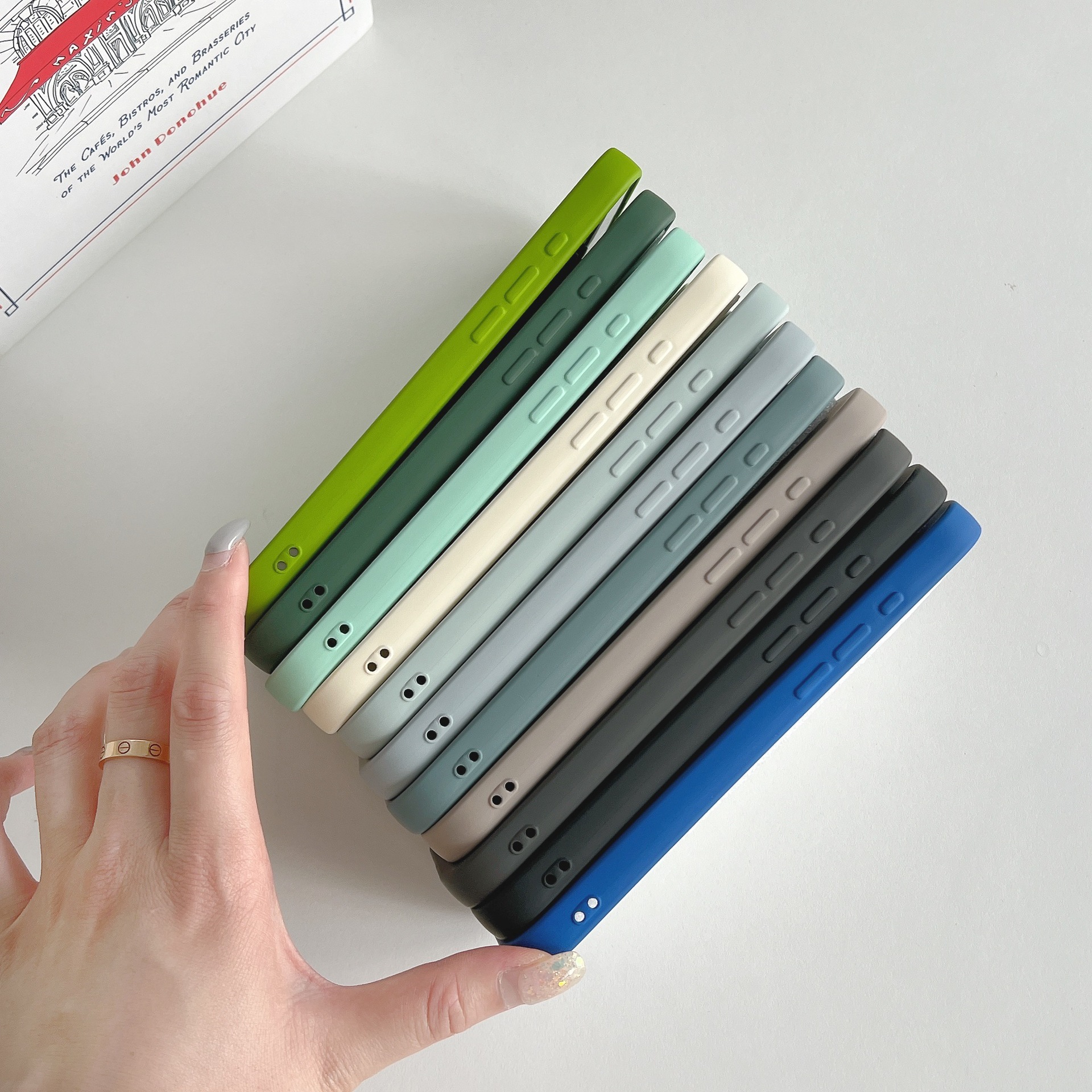 55g Weight iPhone Applicable Brands Phone Cases Classification tpu Material Solid Color Pattern Simple Style Style Tpu Solid Color Simple Style Phone Cases Phone Accessories 32