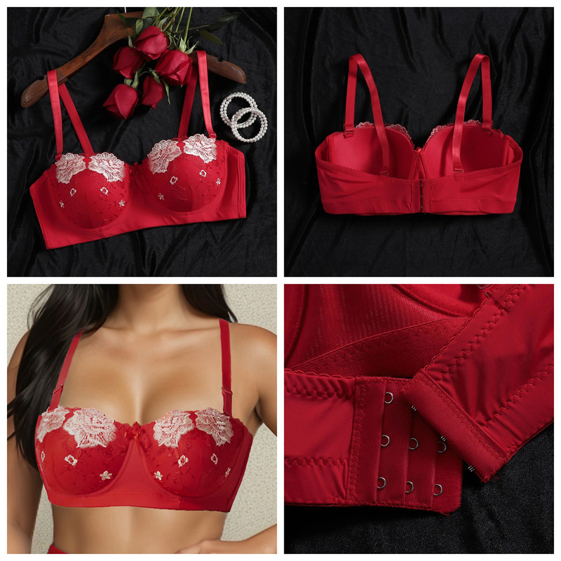 European and American Cross-Border Large Size Export Underwear Tail Goods Clearance Processing Non-Returnable and Non-Exchangeable Women's Bra Bra