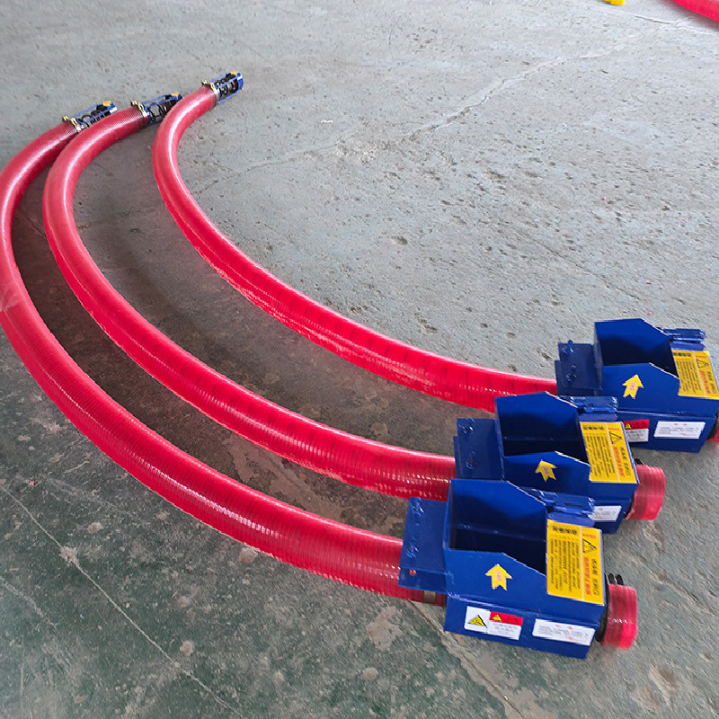 自动卸粮输送机 牛津软管吸粮机 螺旋弹簧式抽粮机 圆管上粮机