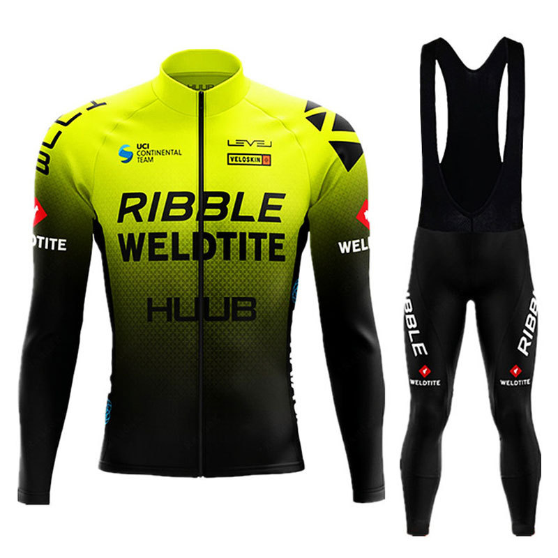 クロスボーダー専用huub騎手服長袖スーツ男性マウンテンバイク自転車服道路騎手装備卸売り