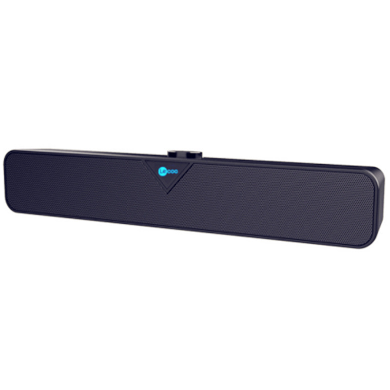 Envío gratis lecoo Bluetooth/con cable audio de modo dual tira larga portátil de escritorio altavoz multimedia universal subwoofer