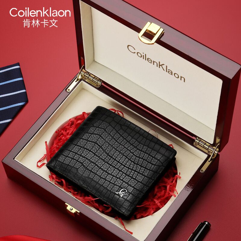 Coilenklaon wallet men's leather crocodile leather short wallet new luxury brand wallet wholesale Coilenklaon wallet men's leather crocodile leather short wallet new luxury brand wallet wholesale