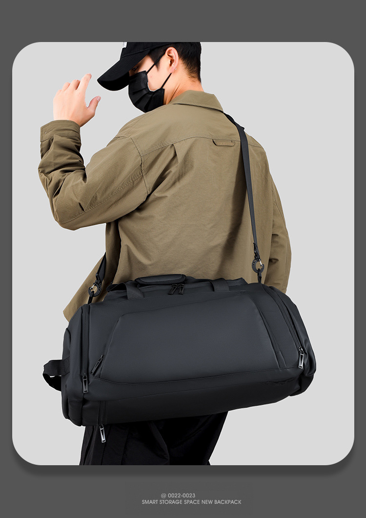 Multifunctional Travel Bag With Large Capacity And Shoe Compartment_voghion.com