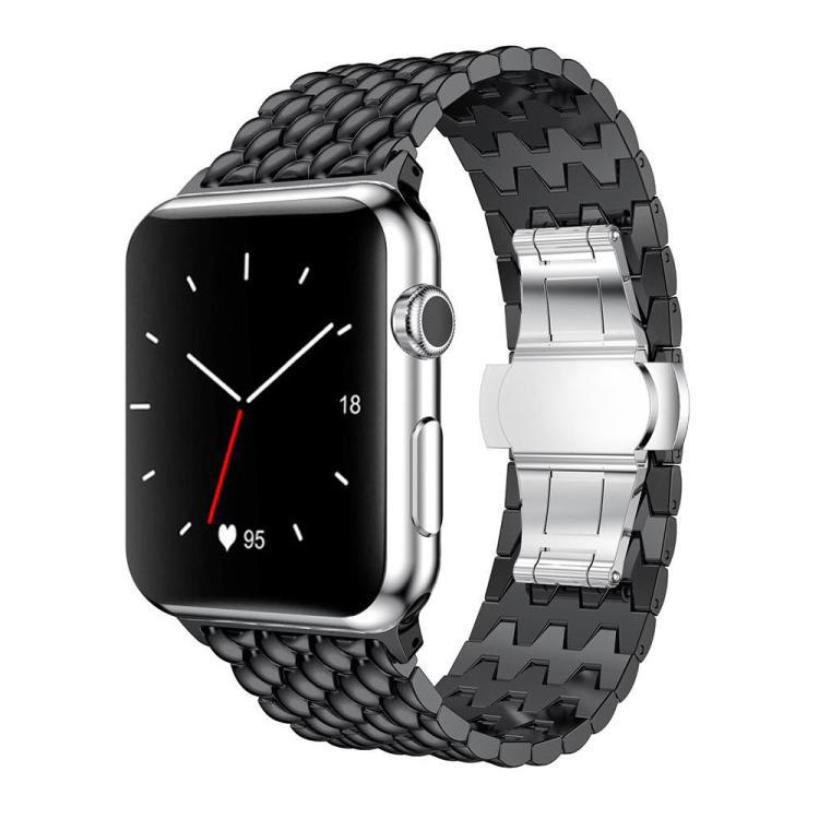 xDfind correa de metal en relieve para Apple Watch 42 - 49mm correa de reloj de negocios para hombres