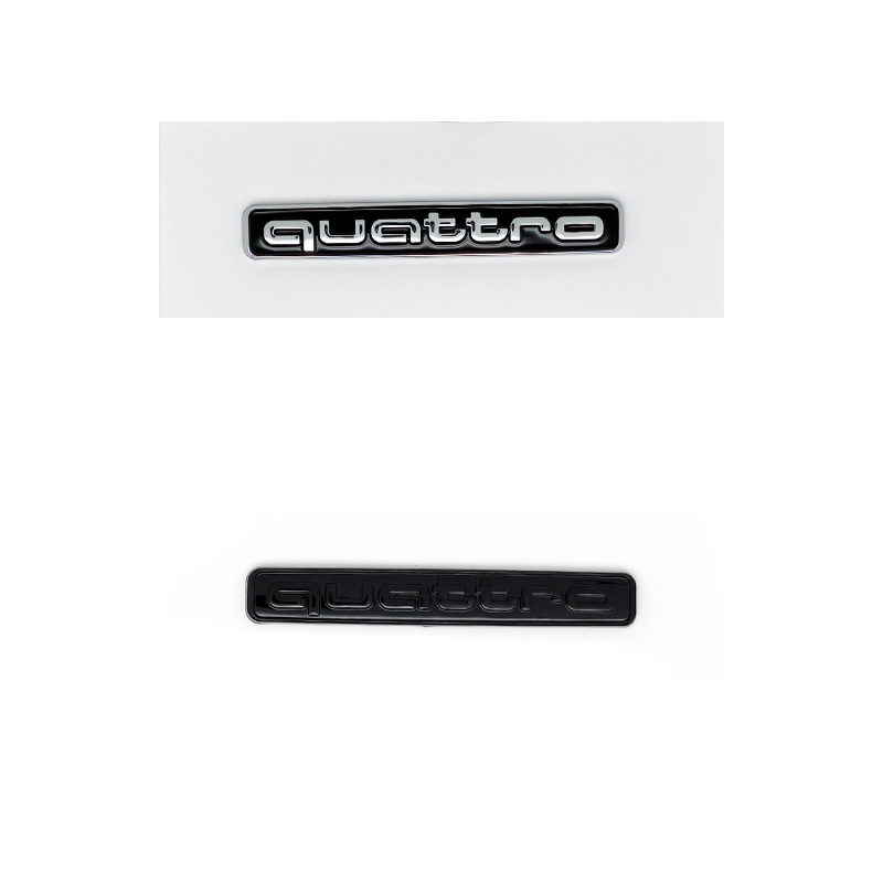 Suitable for Audi A4L Displacement Mark A5A6L Four-Wheel Drive Q3Q7Q5L Modified Grille Rear Mark Number