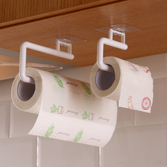 Kitchen tissue holder with rag rack oil-absorbent paper cling film shelf no-drill lazy cloth roll paper holder