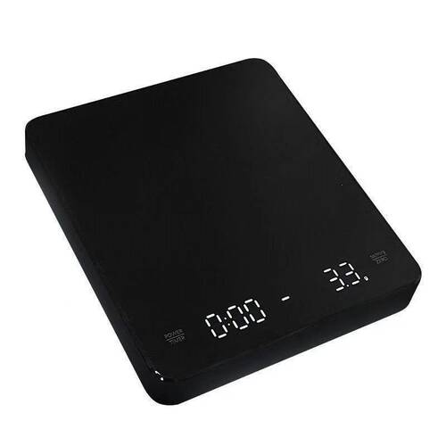 New Multifunctional LED Hidden Screen Charging Coffee Maker, Timing Manual Drip Electronic Scale 3kg 0.1g Coffee Bar Scale