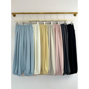 Popular Nezha Pants ~ Summer Design Elastic Versatile Loose Lantern Pants Commuting Versatile Slimming Casual Pants for Women