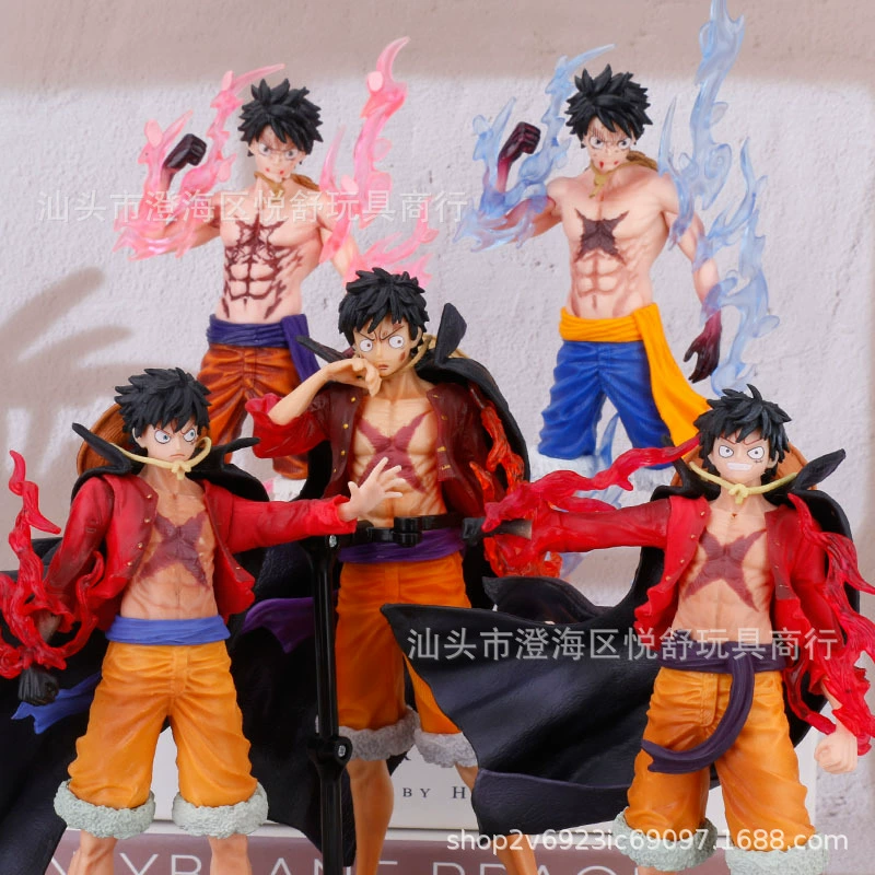 Фигура Luffy из PVC — коллекционная игрушка One Piece, несколько поз и выпусков, в пакетике или на окне