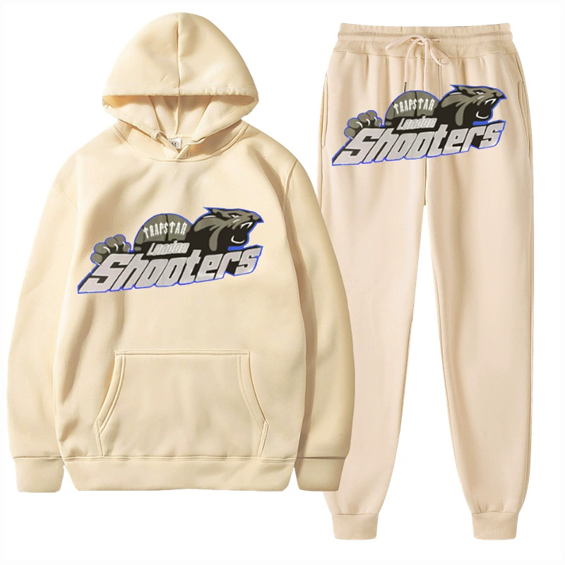 Внешняя торговля TRAPSTA принт спортивный костюм мужской набор из двух частей свободный свитер с капюшоном свитер толстовка оптом