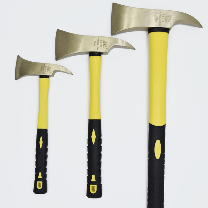 沧州德安防爆工具公司供应防爆安全斧0.75KG安防无火花安全尖斧