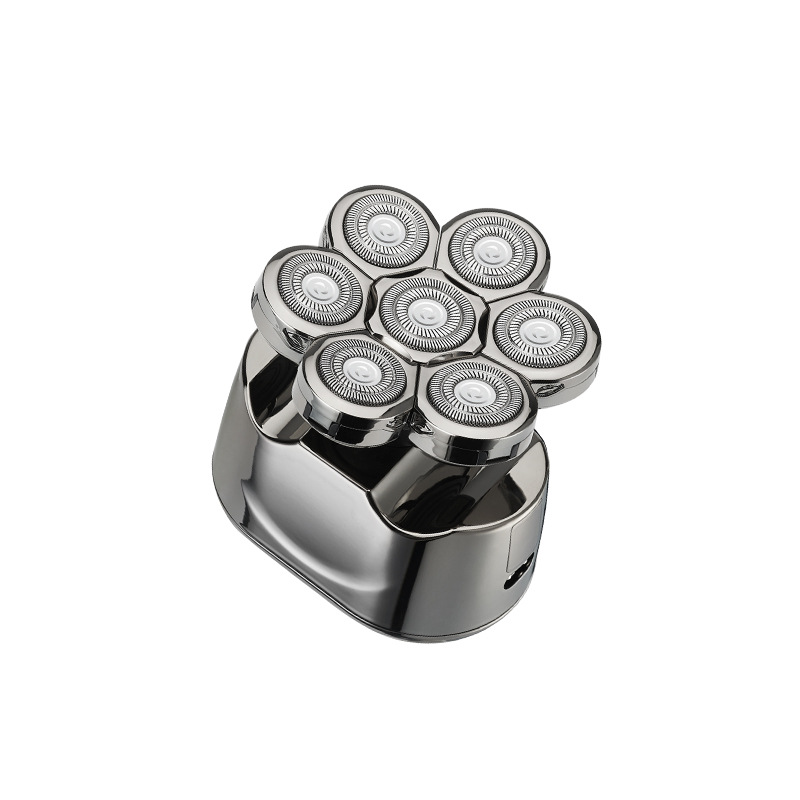 Fábrica nueva digital ocho-cuchillo cabeza eléctrica afeitadora pelo Calvo Clipper recargable seis-en-una maquinilla de afeitar al por mayor