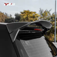 Подходит для VW Volkswagen Golf 7/7.5, модификация заднего крыла из углеродного волокна без перфорации, фиксированное ветровое крыло, верхнее крыло, декоративные детали MK7