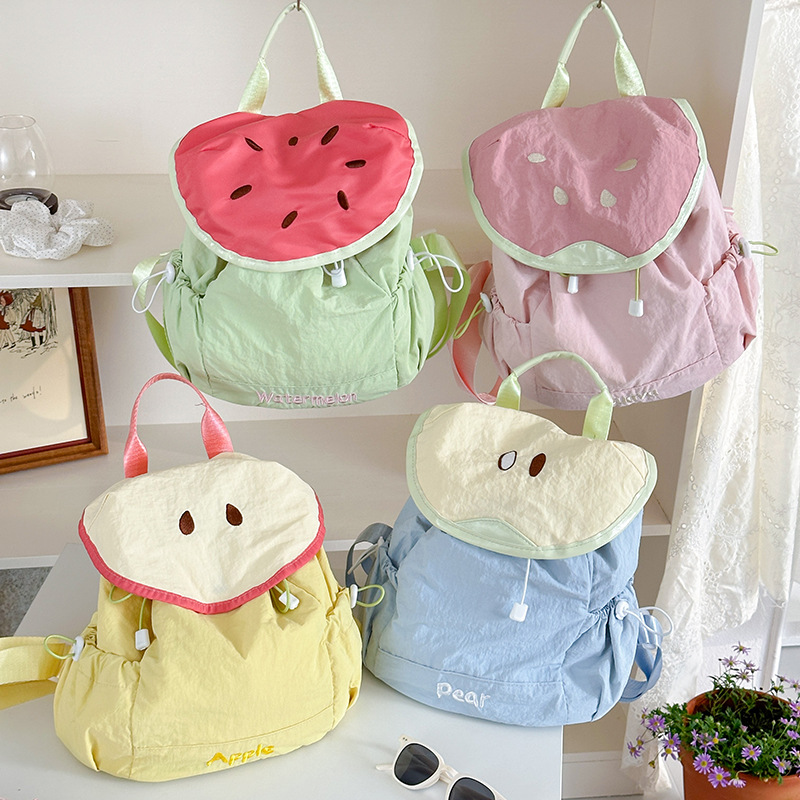 Summer Dopamine Contrast Color Mini Backpack Women's 2025 New Kindergarten Cute Small School Bag Children's Small Backpack