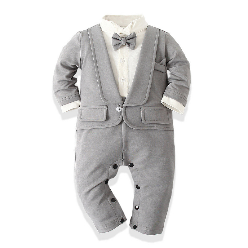 Title 16, Jongens katoenen jumpsuit met lange mouwen, ide...