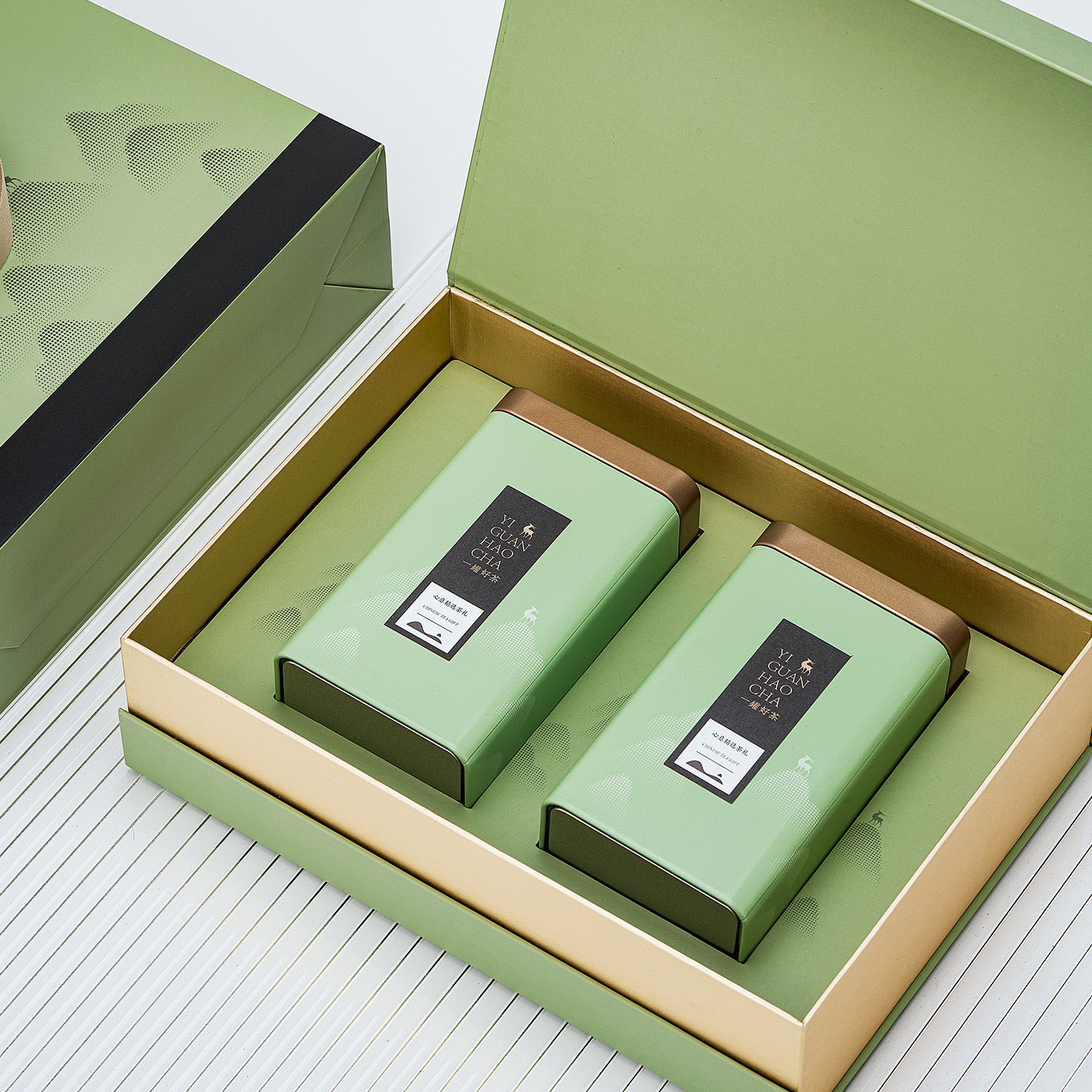 半斤一斤裝紅茶綠茶禮盒茶葉罐金屬鐵罐通用茶葉包裝空盒廠家