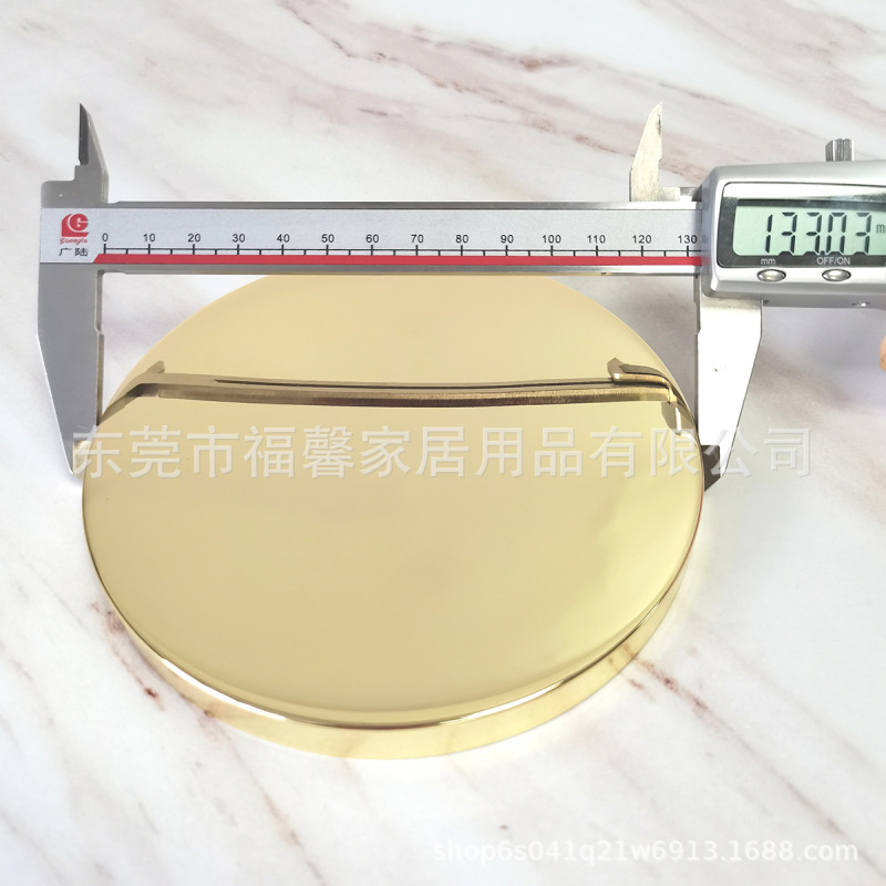 福馨-金属プレスメッキ香薫鉄蓋ガラスろうそくカップ金属蓋0.5mm冷間圧延鋼鉄蓋卸売り|undefined