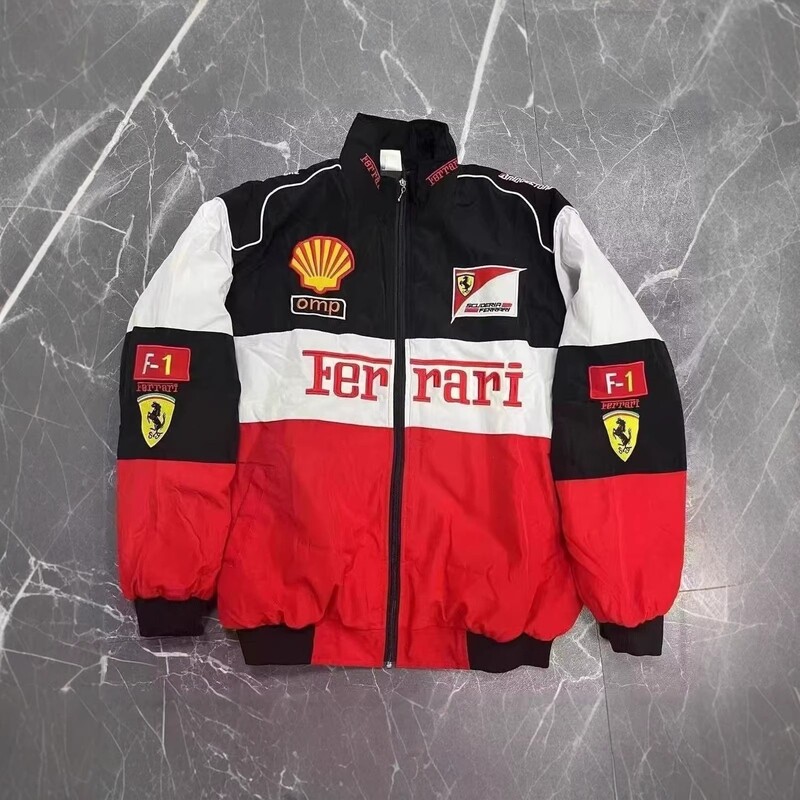 Cross-Border 2026 F1 Racing Suit New Product Racing Suit Motorcycle Suit Cycling Suit Casual Cotton Jacket Men's and Women's Jacket 3D Printing