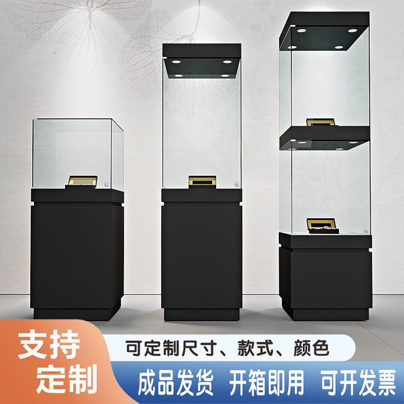 产品珠宝展示柜 首饰玉器展柜 玻璃柜 博物馆文物陈列柜 展览柜台