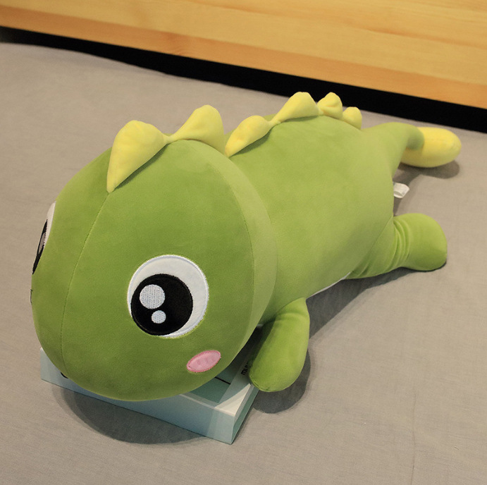 Dinosaurio de peluche de juguete almohada cama muñeca de trapo grande muñeca pierna clip almohada regalo de cumpleaños para las niñas