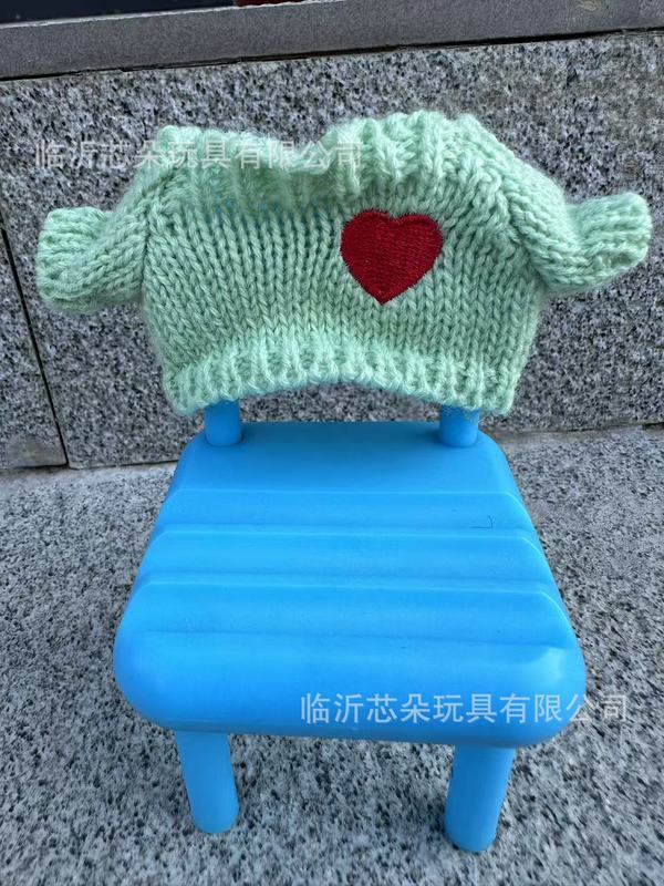 10cm娃衣掌门狗衣服创意穿搭毛衣公仔玩偶配件娃娃小衣服针织迷你|undefined