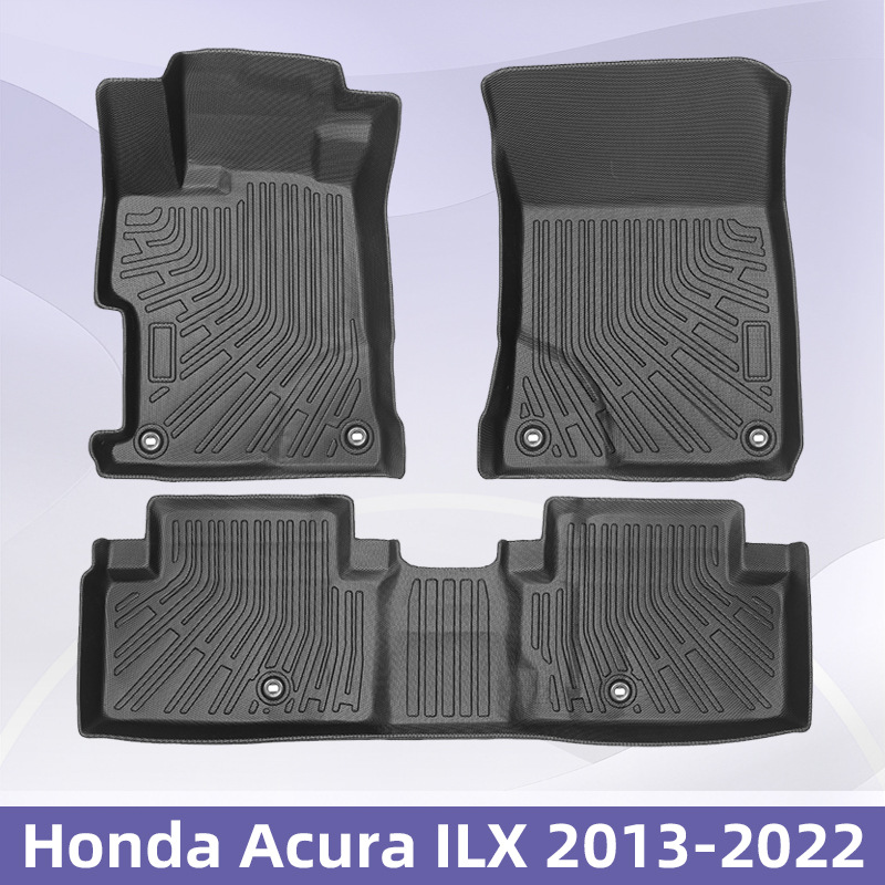 Para Honda Acura lLX 2013 - 2022 TPE Foot Pad 3D All Weather Material Backpack Pad