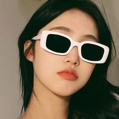 2021 New European and American Cross-border Sunglasses Personalized Oval Simple Fashion Glasses Internet Celebrities Wear Retro Sunglasses