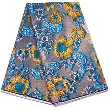 出口棉质非洲蜡染布洒金渗透印花面料外贸女士礼服面料现货