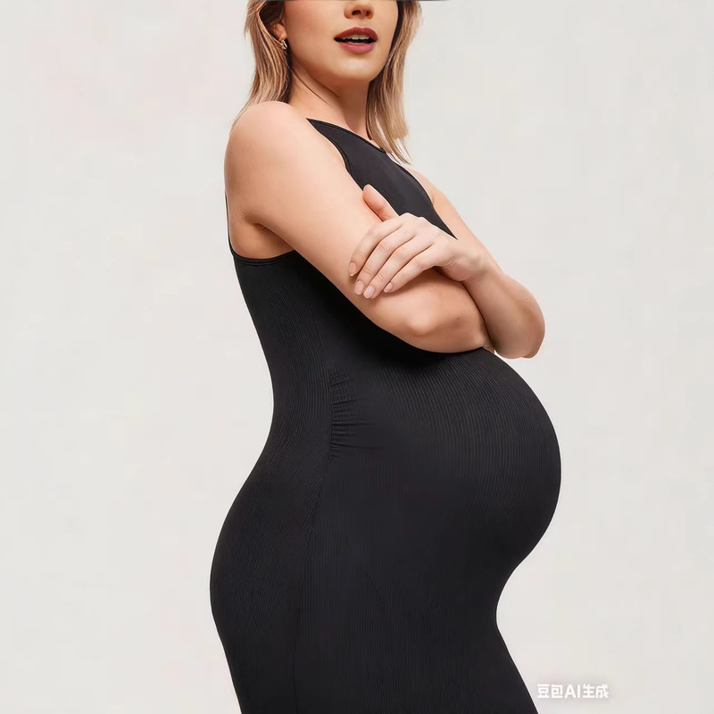 Maternity Dress Cross-Border European and American Foreign Trade Sleeveless Maternity Dress Slim Fit Maternity Dress One-Piece Dress Maternity Dress Cross-Border European and American Foreign Trade Sleeveless Maternity Dress Slim Fit Maternity Dress One-Piece Dress