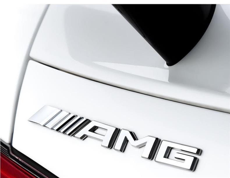 Mercedes-Benz GTC GTR GTS modified side fender emblems, AMG rear emblems, car logos, letter emblems, trunk emblems, Mercedes-Benz emblems