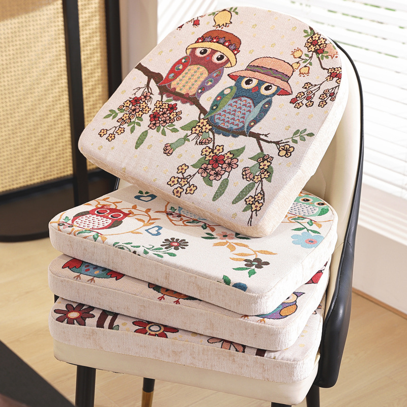 어린이 높이 증가 쿠션 높이 증가 식사 의자 U 자형 의자 쿠션 두꺼운 아기 좌석 쿠션 초등학생 학습 만화 의자 쿠션