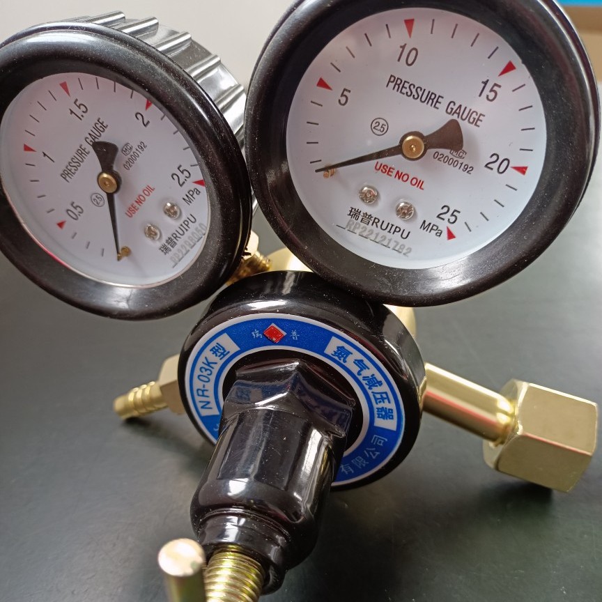 跨境出口NR-03K氮气减压器 氮气压力气体减压阀 防震防摔氮气表