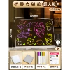 [Light-up drawing board-large size] 30*20CM+7 white pens] Free stand [
