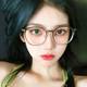 Glasses Frame Women's Glasses Anti-blue Glasses Men's Myopia White Cold Same Style Tea with Plain and Small Red Book Professional