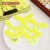 [yellow floral rabbit ears] 1 piece