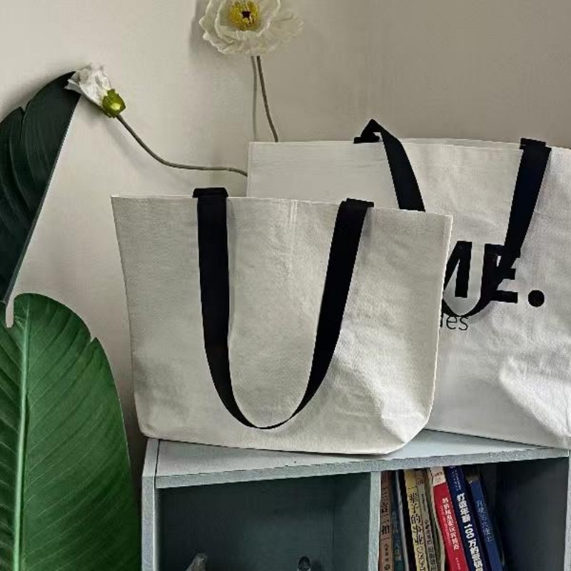 服装店绿色编织袋大袋子手提袋大容量购物袋环保包装袋定制高端|undefined
