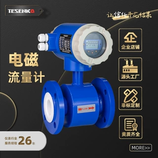 智能电磁流量计 厂家定制 防腐防爆 4-20mA RS485 电磁流量计