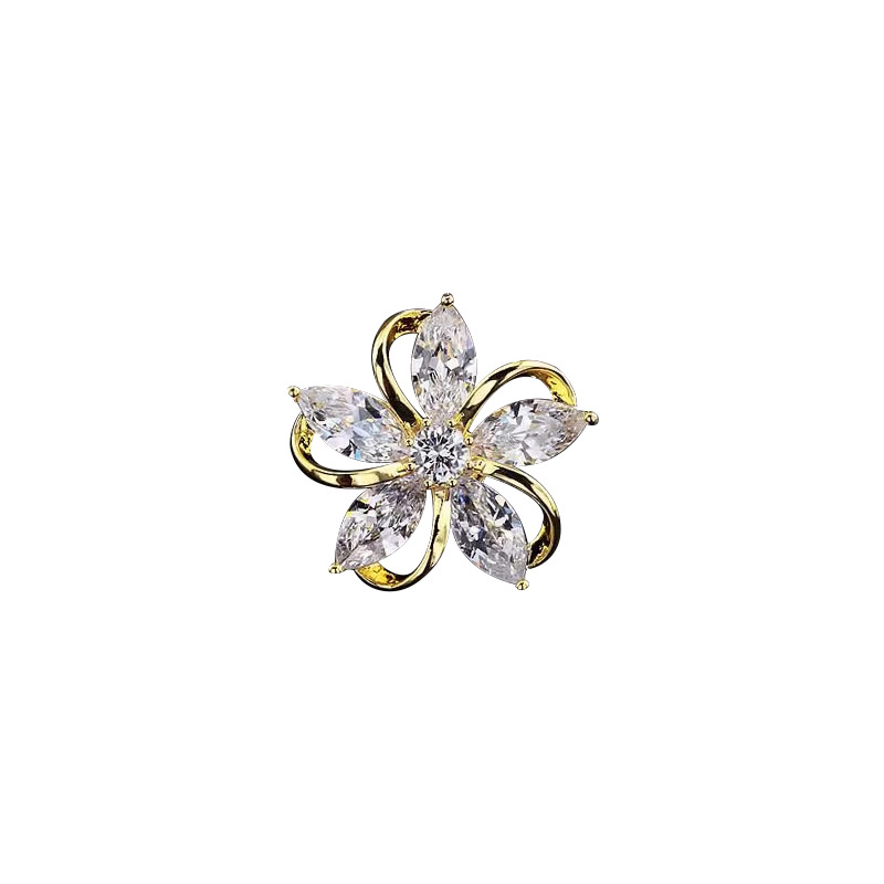 Modieuze zirkonia bloem broche voor dames elegant accessoire_voghion.com