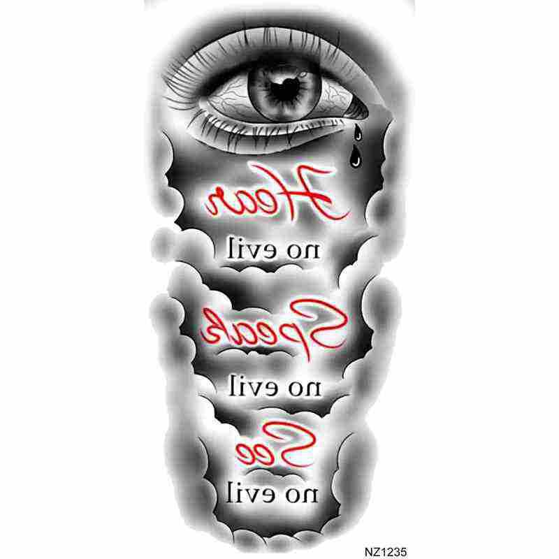 Nuevos productos transfronterizos de tatuaje de ángel, pegatinas de tatuaje de brazo europeas y americanas, tatuaje temporal Temu