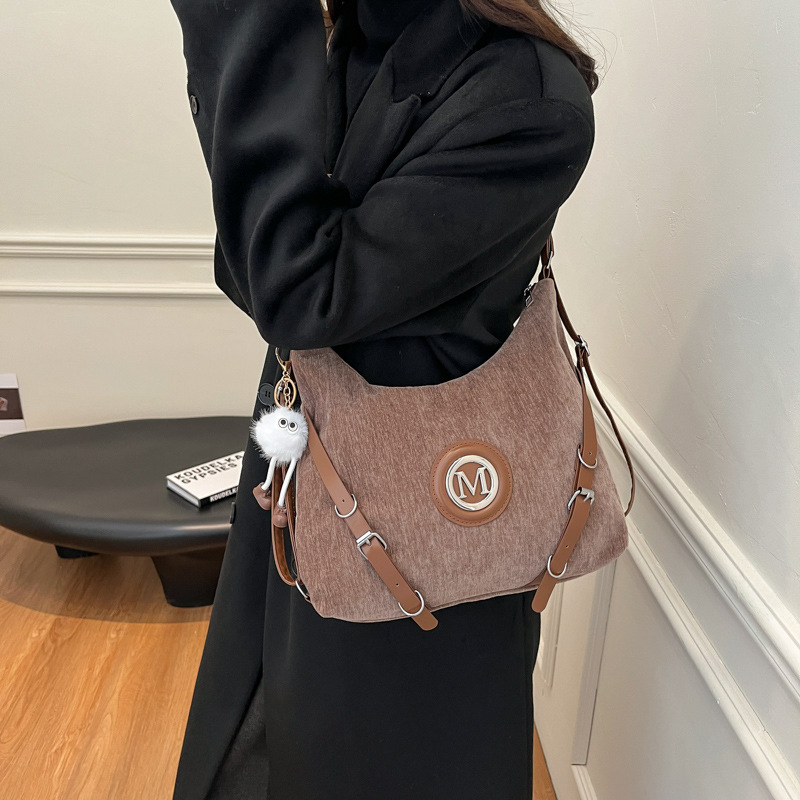 Bolso Tote Multiuso para Mujer de Terciopelo, Gran Capacidad, para Uso Diario