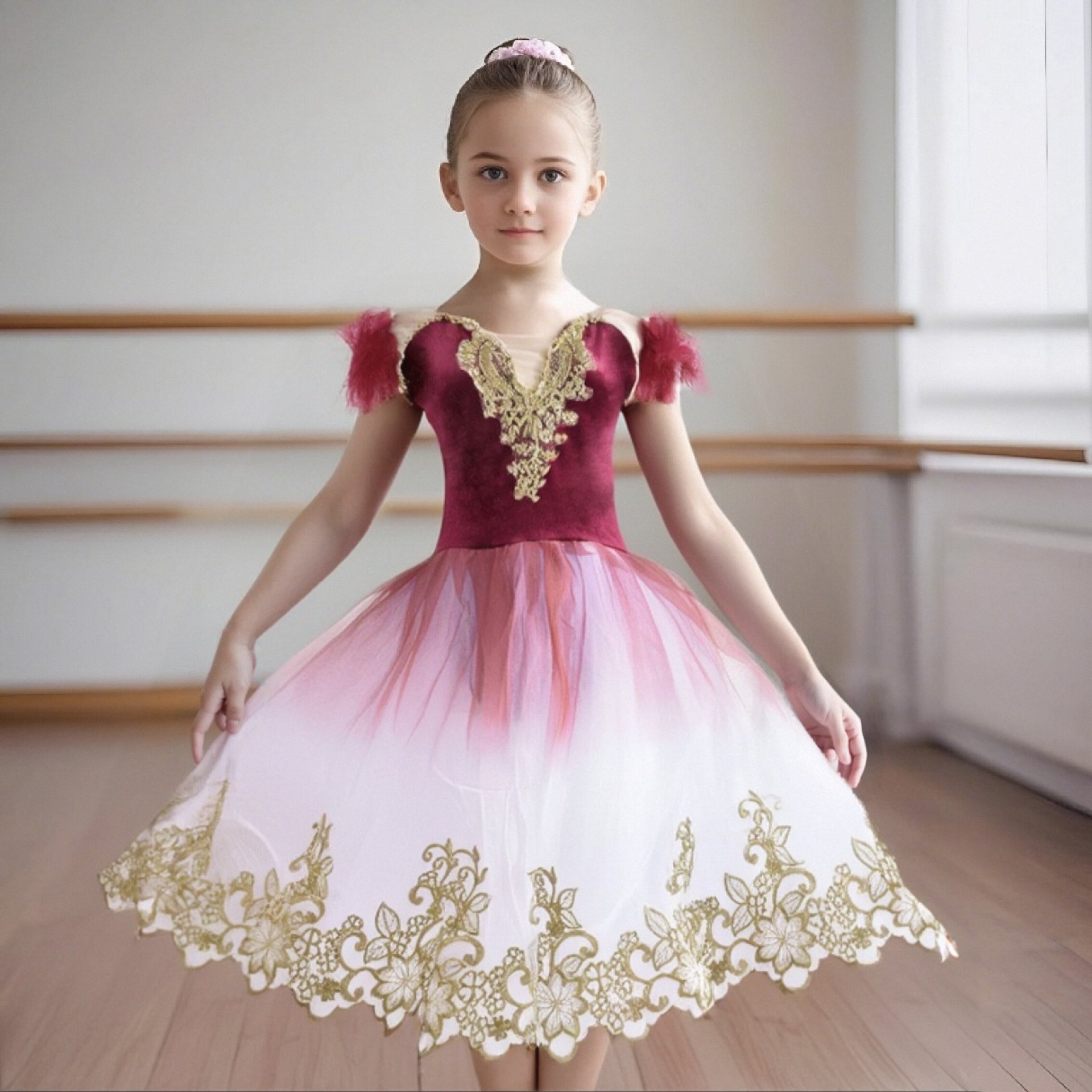 Suit, swan, gradient, lifting effect, wholesale