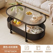 茶几零食小推车奶油风边几桌可移动小户型角几沙发侧边柜简约现代